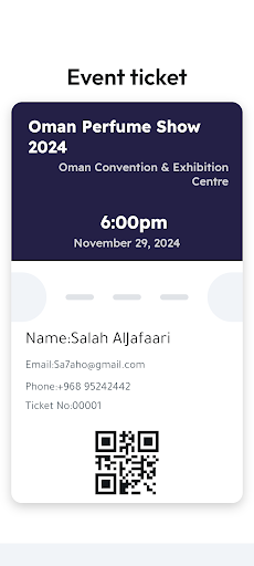Android application Event+ screenshort