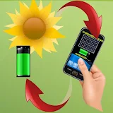 Cargador solar  bateria broma icon