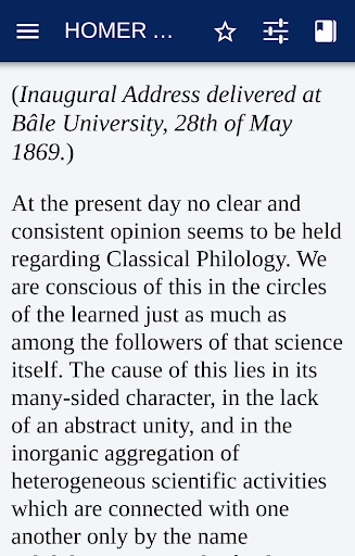 Homer and Classical Philology