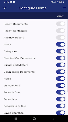OpenText Content Manager Screen 3