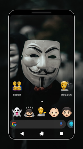 Android application Faceicon Pack Theme screenshort