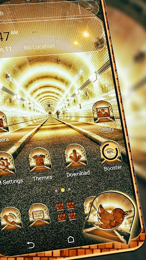 Android application Tunnel Lights Launcher Theme screenshort