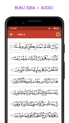 BUKU IQRA 1-6 OFFLINE + AUDIO Screen 3