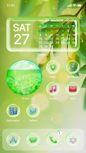 Android application Wow Water Theme - Icon Pack screenshort