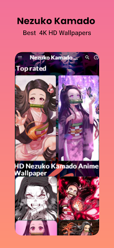 Nezuko Kamado Anime 4K & HD live anime wallpaperのおすすめ画像1