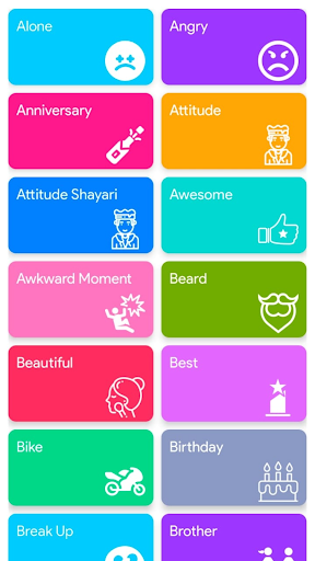 TikTakTuk Status and Quotes Screen 2