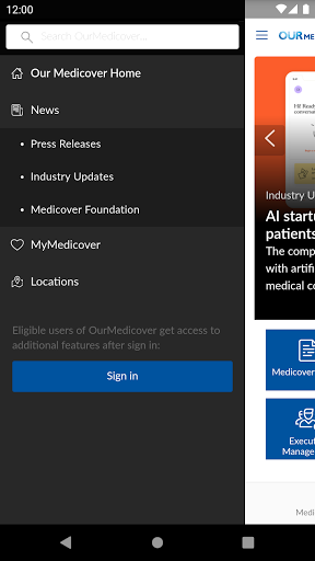 OurMedicover Screen 2