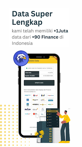Android application Gomatel - Data R4 Telat Bayar screenshort