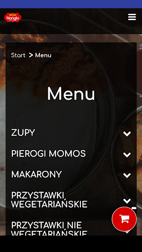 Android application Nanglo Restaurant screenshort