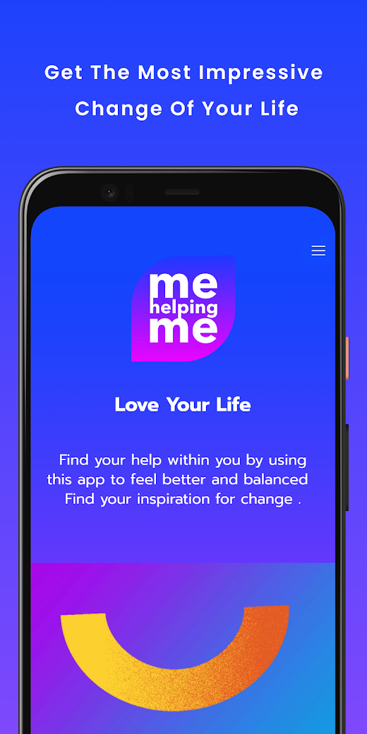Android application me helping me screenshot