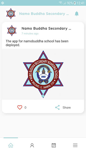 Android application Namo Buddha Secondary Boarding screenshort