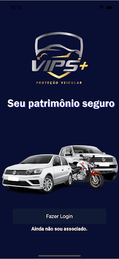 Android application VIPs+ Proteção Veicular screenshort