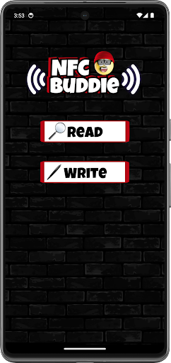 Android application NFC Buddie screenshort