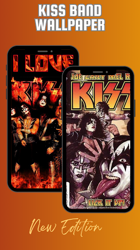 Android application Kiss Band Wallpaper screenshort
