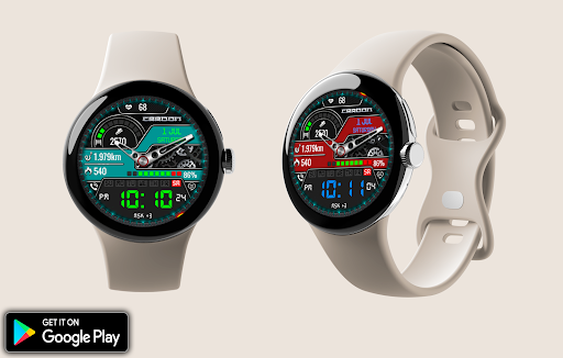 Hybrid CARBON Sport Watchface