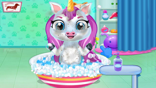 Android application Baby Unicorn - Anime Pet Games screenshort