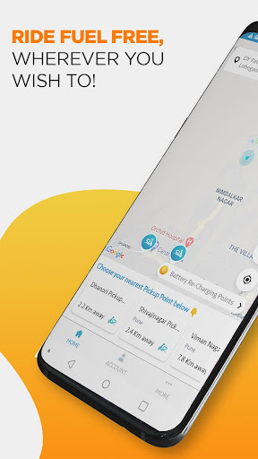 Android application SHRIDE - Electric Bike Rentals screenshort