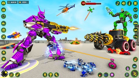 Bull Robot Car Game:Robot Game