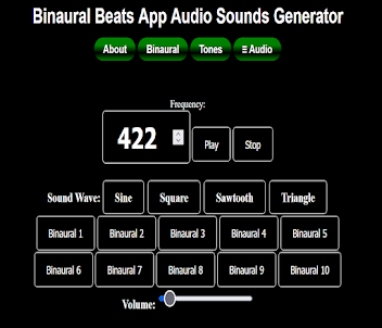 Binaural Beats Audio Generator