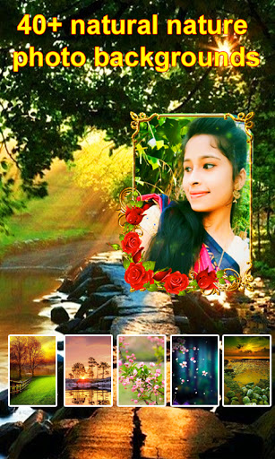 Nature photo frame / editor Screen 2