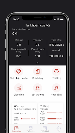 Android application SacnhanhPOS screenshort