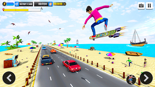 Skateboard Games: Car Games