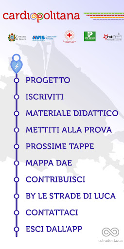 Android application Cardiopolitana Pesaro screenshort