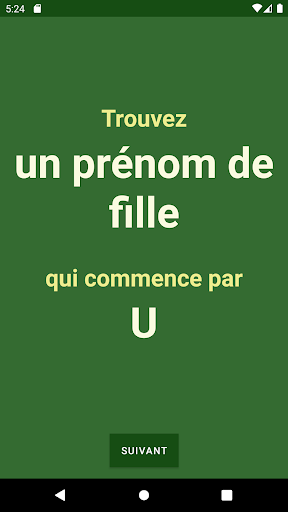 Android application Mon Petit Bac screenshort