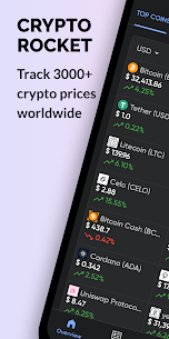 CryptoRocket PRO Bitcoin Cryptocurrency Tracker Apk app for Android 1