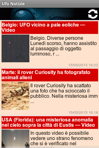 Ufo Notizie Screen 2