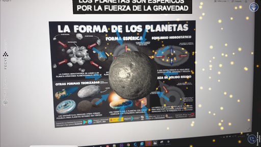 Android application NubaloAR Explorando el Cosmos screenshort