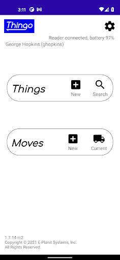 Android application Thingo screenshort