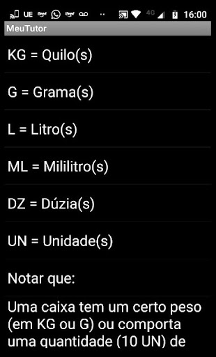 MEU TUTOR; você na opção certa Screen 2
