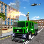Cover Image of Download Emergency Fire Truck Army Rescue Driving Simulator  APK