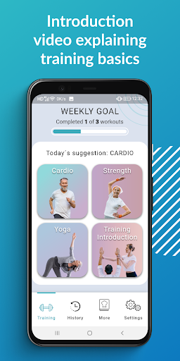 Android application CAREFYL: Senior Fitness screenshort