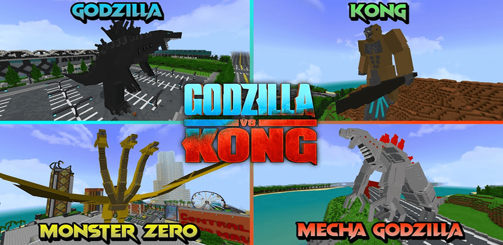 Godzilla vs Kong Mod for Minecraft - Phiên Bản Mới Nhất Cho Android - Tải Xuống Apk