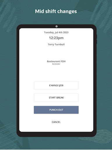 NetSuite Time Clock Screen 2