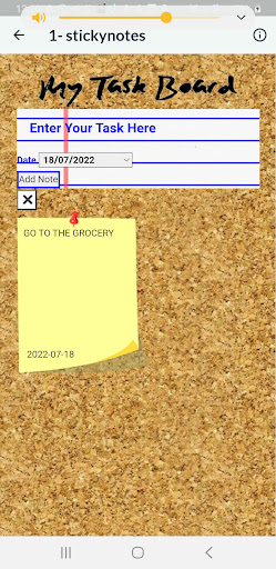 Sticky notes for Android