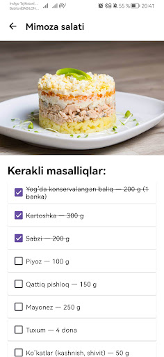 Salatlar retsepti 2026