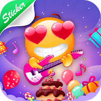 Emoji GIF Love Stickers For WhatsApp - Birthday