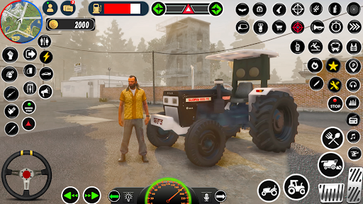 Android application Tractor Game: Farming Games 3d screenshort