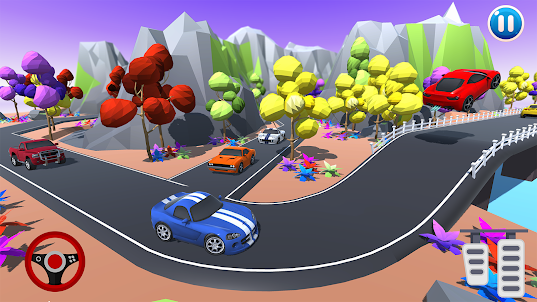 Comic Fun Race - Racing Game