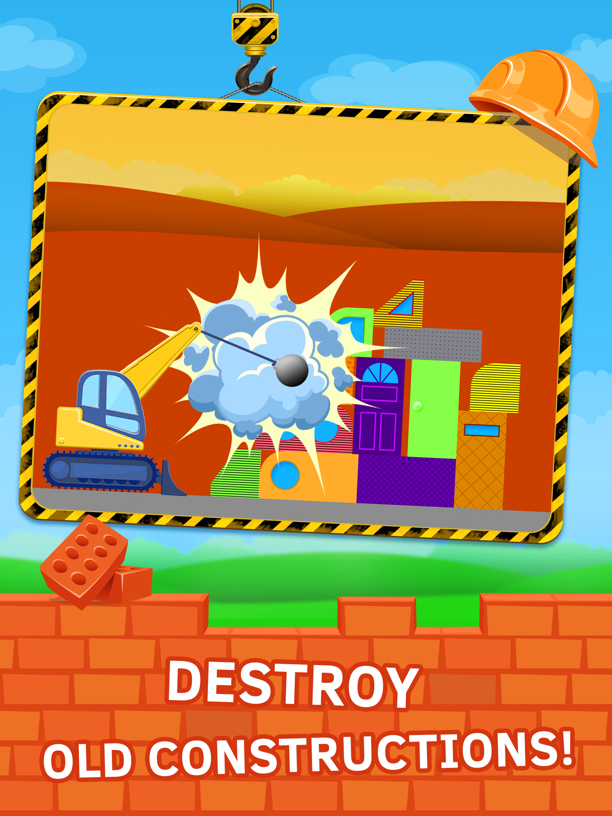 Android application Kids construction games. PRO! screenshort