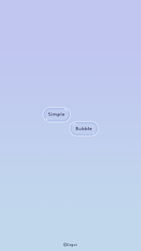 Android application 카카오톡 테마 - 심플 버블_소프트 블루 screenshort
