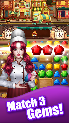 Android application Magic Bakery: Fun Match 3 Game screenshort