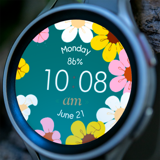 Flower Animated Watch Face