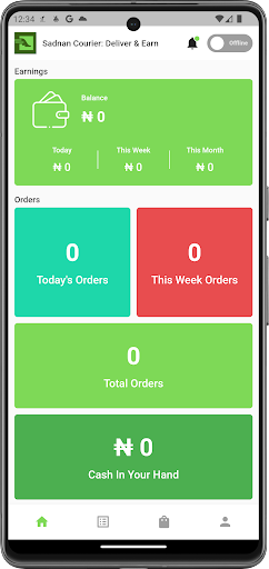 Sadnan Courier: Deliver & Earn Screen 2