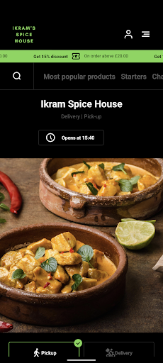 Android application Ikram's Spice House screenshort