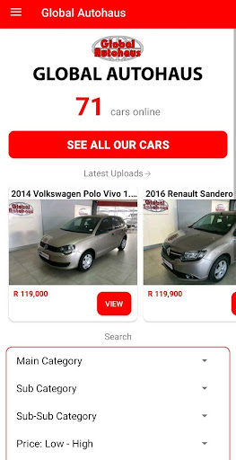 Global Autohaus Screen 2