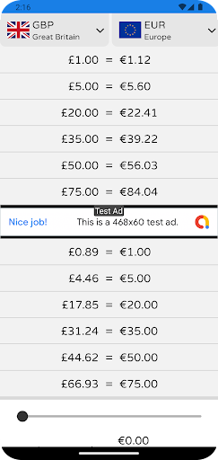 Travel Rates Cheat Sheet Screen 2